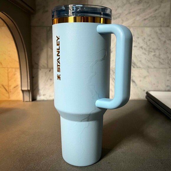 Messi x Stanley 1913 40 oz. Quencher ProTour Flip Straw Blue Tumbler - Picture 3 of 6